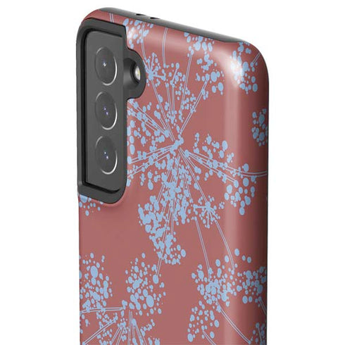 Airy Blue Floral Galaxy S21 5G Pro Case
