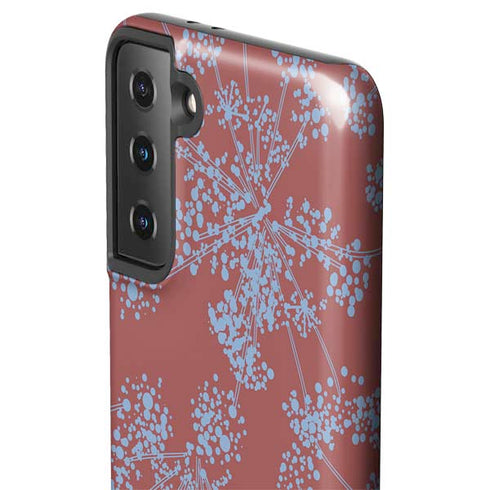 Airy Blue Floral Galaxy S21 Plus 5G Pro Case