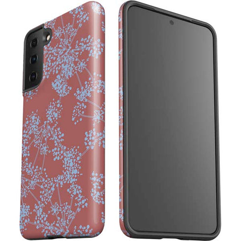 Airy Blue Floral Galaxy S21 Plus 5G Pro Case