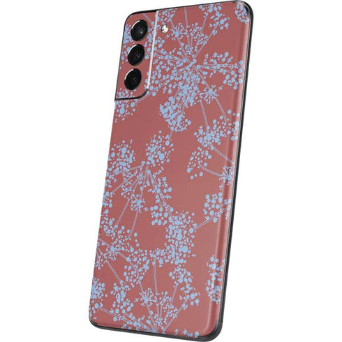Airy Blue Floral Galaxy S21 Plus 5G Skin
