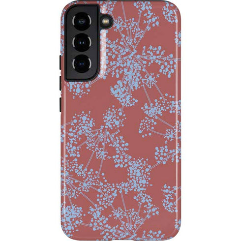 Airy Blue Floral Galaxy S22 Plus Pro Case