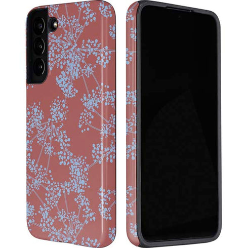 Airy Blue Floral Galaxy S22 Plus Pro Case
