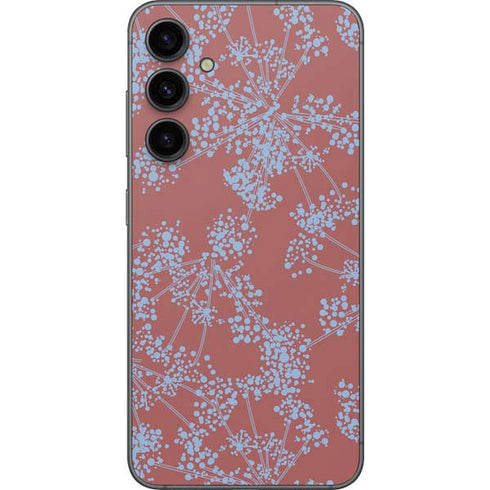 Airy Blue Floral Galaxy S23 FE Skin
