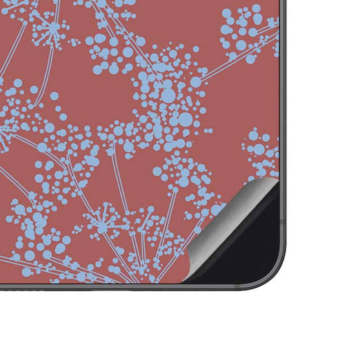 Airy Blue Floral Galaxy S23 FE Skin