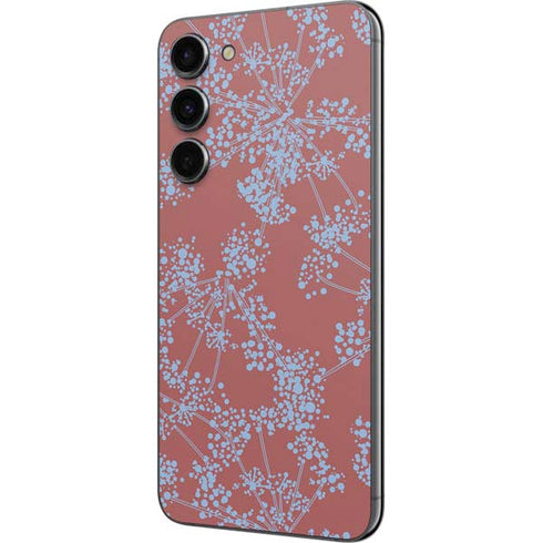 Airy Blue Floral Galaxy S23 Plus Skin