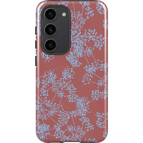 Airy Blue Floral Galaxy S23 Pro Case