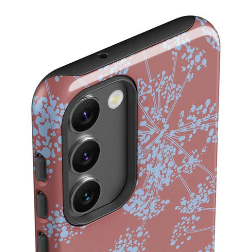 Airy Blue Floral Galaxy S23 Pro Case