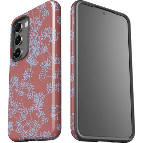 Airy Blue Floral Galaxy S23 Pro Case