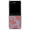 Airy Blue Floral Galaxy Z Flip5 5G Clear Case