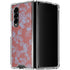Airy Blue Floral Galaxy Z Fold4 5G Clear Case