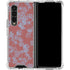 Airy Blue Floral Galaxy Z Fold4 5G Clear Case