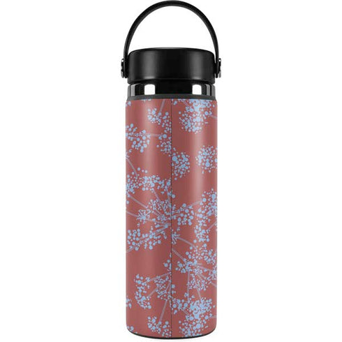 Airy Blue Floral Hydro Flask 20oz Wide Mouth Skin