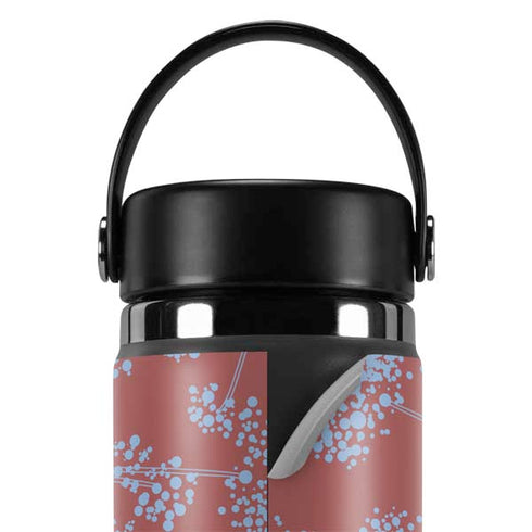Airy Blue Floral Hydro Flask 20oz Wide Mouth Skin