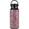 Airy Blue Floral Hydro Flask 32oz Wide Mouth Skin