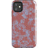 Airy Blue Floral iPhone 11 Impact Case