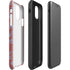 Airy Blue Floral iPhone 11 Pro Max Impact Case