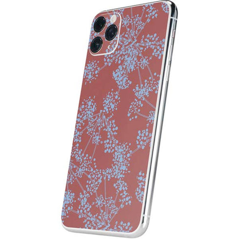 Airy Blue Floral iPhone 11 Pro Max Skin