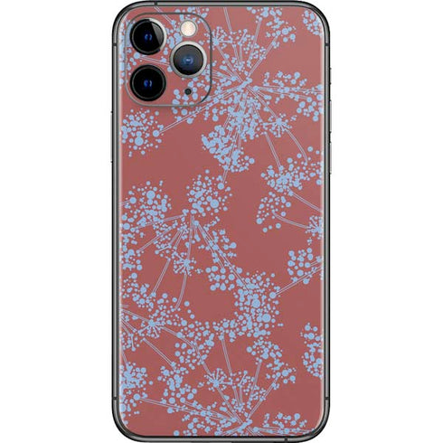 Airy Blue Floral iPhone 11 Pro Skin