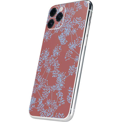 Airy Blue Floral iPhone 11 Pro Skin