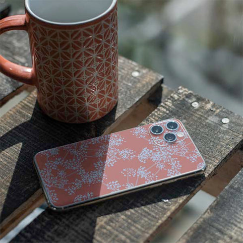 Airy Blue Floral iPhone 11 Pro Skin