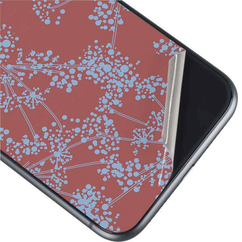 Airy Blue Floral iPhone 11 Skin