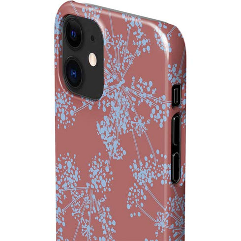 Airy Blue Floral iPhone 12 Mini Lite Case
