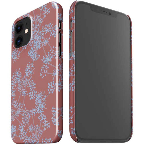 Airy Blue Floral iPhone 12 Mini Lite Case