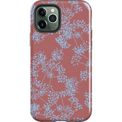 Airy Blue Floral iPhone 12 Pro Max Impact Case