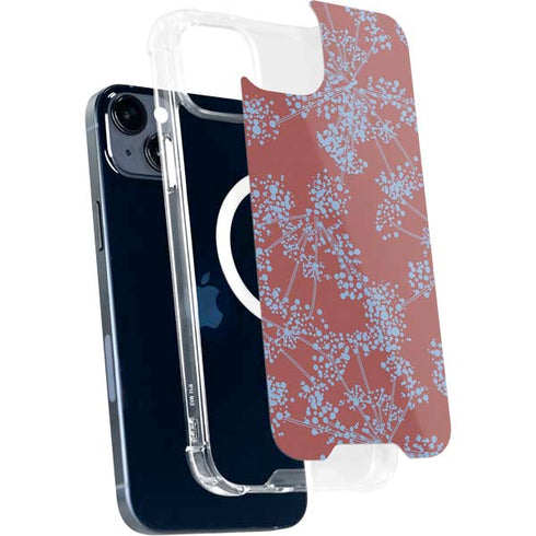 Airy Blue Floral iPhone 13 MagSafe Case