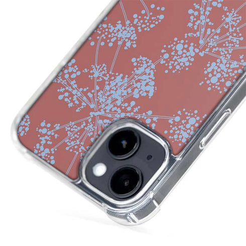 Airy Blue Floral iPhone 13 MagSafe Case