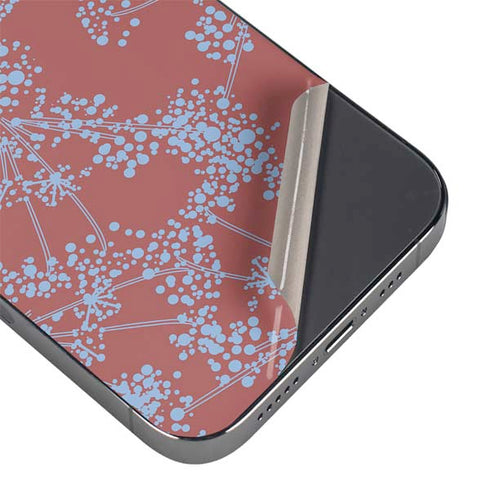Airy Blue Floral iPhone 13 Pro Max Skin