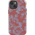 Airy Blue Floral iPhone 15 Impact Case