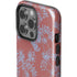 Airy Blue Floral iPhone 15 Pro Impact Case