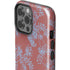 Airy Blue Floral iPhone 14 Pro Max Impact Case
