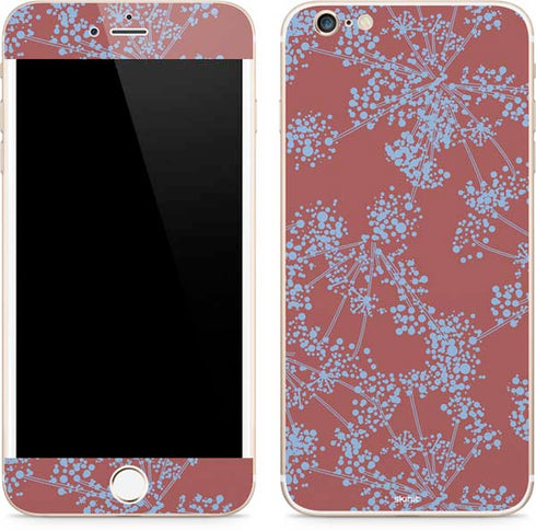 Airy Blue Floral iPhone 6/6s Plus Skin
