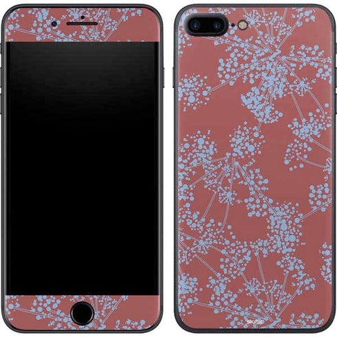 Airy Blue Floral iPhone 7 Plus Skin