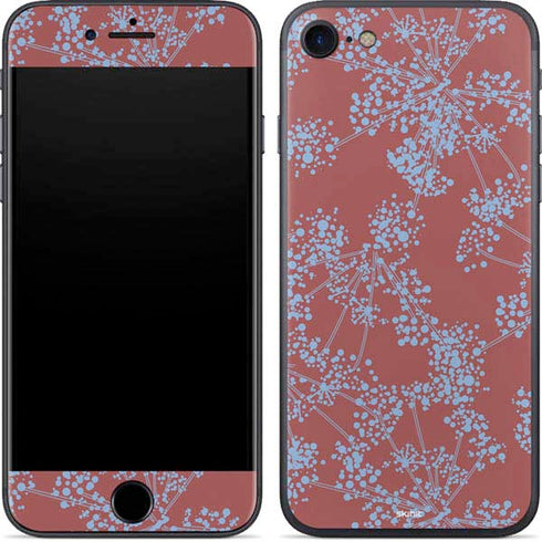Airy Blue Floral iPhone 7 Skin