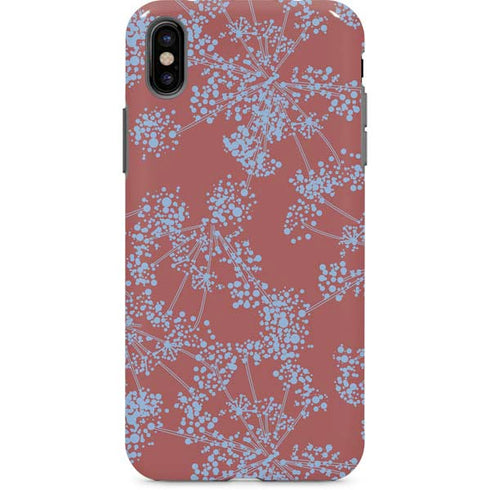 Airy Blue Floral iPhone 8 Pro Case