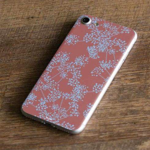 Airy Blue Floral iPhone 8 Skin