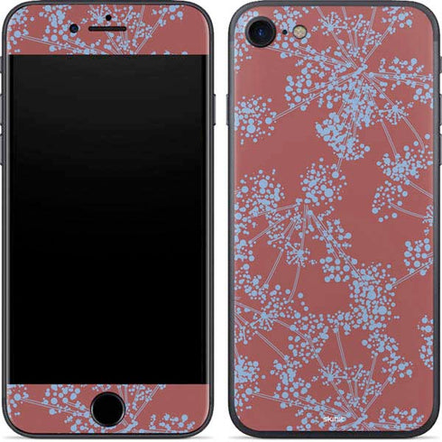 Airy Blue Floral iPhone SE (2nd & 3rd Gen) Skin