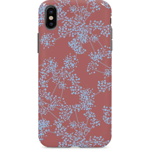 Airy Blue Floral iPhone X Pro Case