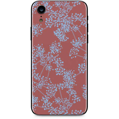 Airy Blue Floral iPhone XR Skin