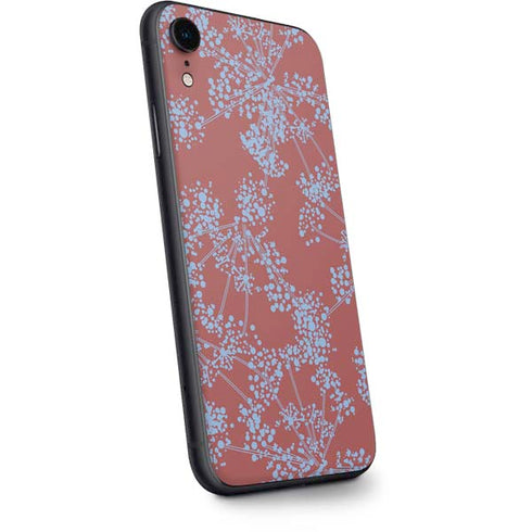 Airy Blue Floral iPhone XR Skin