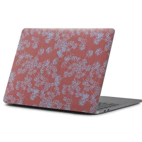 Airy Blue Floral Apple MacBook Pro 13-inch Skin