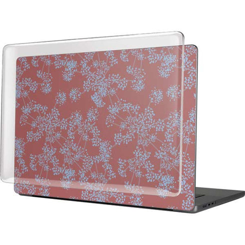 Airy Blue Floral MacBook Pro 16in (2021-25) Case plus Skin