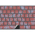Airy Blue Floral Magic Keyboard with Numeric Keypad Skin