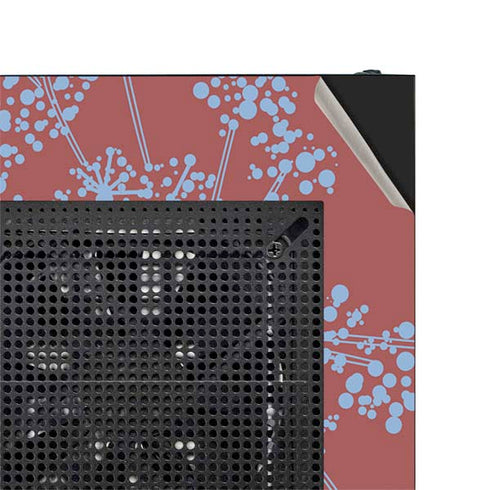 Airy Blue Floral NZXT H510 Compact ATX Mid-Tower Case Skin