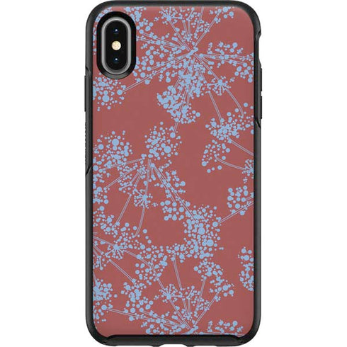 Airy Blue Floral Otterbox Symmetry iPhone Skin