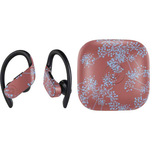 Airy Blue Floral PowerBeats Pro Skin