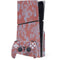 Airy Blue Floral PS5 Slim Disk Bundle Skin